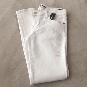 White ankle leggings